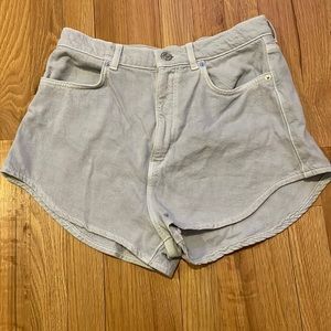 Zara light wash women’s denim shorts